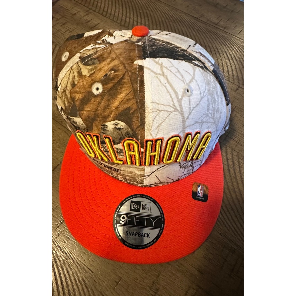 New Era 9FIFTY Oklahoma City Thunder Realtree Edge Camo Snapback Deadstock Tags